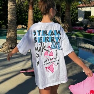 Strawberry Milk Mob - Milkchella Tshirt
